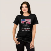 誰もが何かを捧げ、ある者は全てを捧げた トライブレンドTシャツ (正面全面)