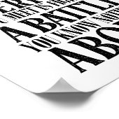 誰もが前向き戦っている親切である ポスター (角)