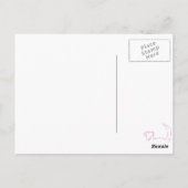 誰もが友人と天使を必要とし、葉書 ポストカード (裏面)