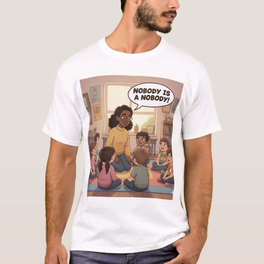 誰もが大切 - 先生Tシャツ Tシャツ (正面)