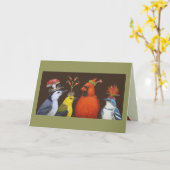 誰もが少し赤いカードを必要とする カード (黄色い花)