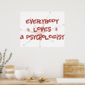 誰もが心理学者を愛している ポスター (キッチン)