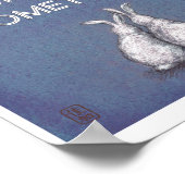 誰もが必要なポスタープリントブルー ポスター (角)