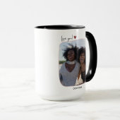 誰もが望む友人 |ピンクの写真 マグカップ (正面右)