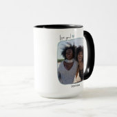 誰もが望む友人 |青い写真 マグカップ (正面右)