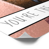 誰もが望む祖母 |バラ金ゴールド引用文写真 ポスター (角)