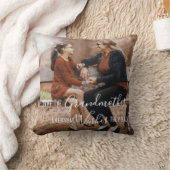 誰もが望む祖母 |甘い引用文写真 クッション (ブランケット)