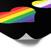 誰もが歓迎カラースキンゲイプライド ポスター (角)