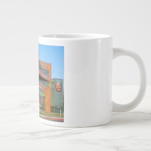 誰もが民主党員として投票することを歓迎する。 ジャンボコーヒーマグカップ (右)