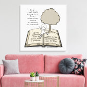 誰もが物語を持つ キャンバスプリント (インサイチュ (リビング))