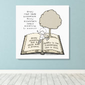 誰もが物語を持つ キャンバスプリント (インサイチュ (ウッドフロア))