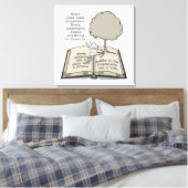 誰もが物語を持つ キャンバスプリント (インサイチュ (寝室))