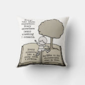 誰もが物語を持つ クッション (裏面)