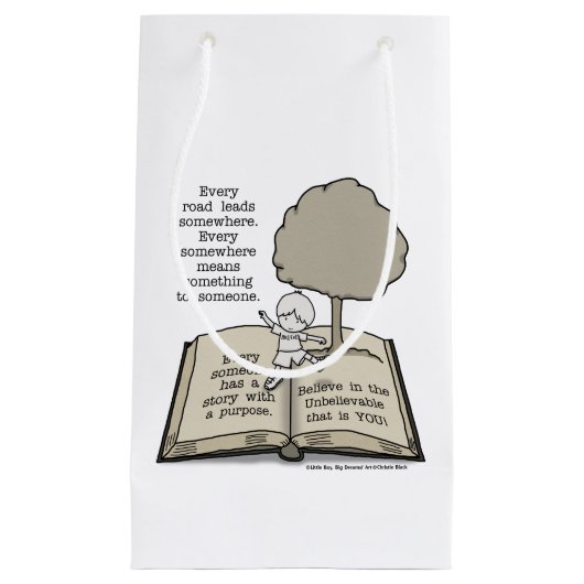 誰もが物語を持つ スモールペーパーバッグ (正面)