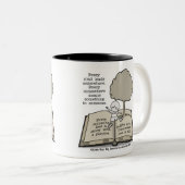 誰もが物語を持つ ツートーンマグカップ (正面右)