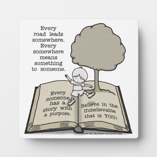 誰もが物語を持つ フォトプラーク (正面)