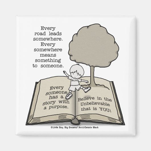 誰もが物語を持つ マグネット (正面)