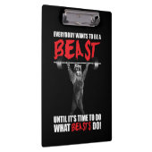 誰もが獣になりたいと思っている – ベアラフティング – ジム クリップボード (右)