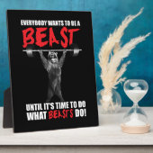 誰もが獣になりたいと思っている – ベアラフティング – ジム フォトプラーク (側面)