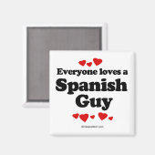 誰もが男を愛しスペインのている マグネット (正面/裏面)