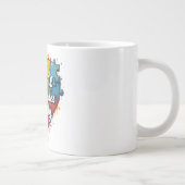 誰もが異なるコミュニケーション ジャンボコーヒーマグカップ (右)