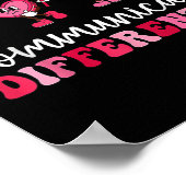 誰もが異なるハート自閉症Val ポスター (角)