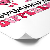 誰もが異なるハート自閉症Val ポスター (角)