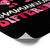 誰もが異なるハート自閉症Val ポスター (角)