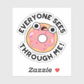 誰もが私を通して見おもしろいるドナプン シール (シート)