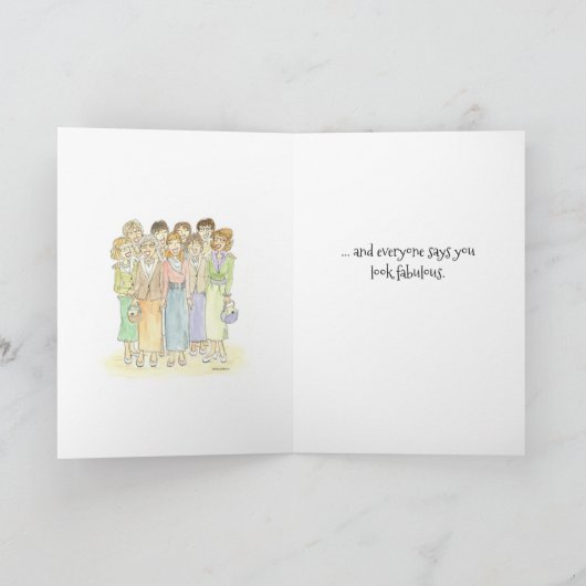 誰もが素晴らしい誕生日カード カード (内部)