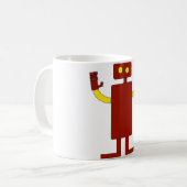 誰もが自分のロボットを欲しいはず コーヒーマグカップ (正面左)