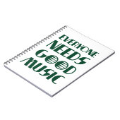 誰もが良い音楽を必要とする ノートブック (左側)