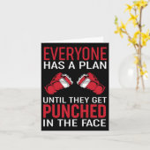 誰もが計画を立てて人を殴る カード (黄色い花)