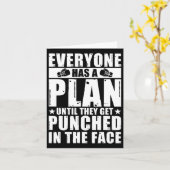 誰もが計画を立てて人を殴る カード (黄色い花)