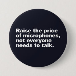 誰もが話す必要はない 缶バッジ