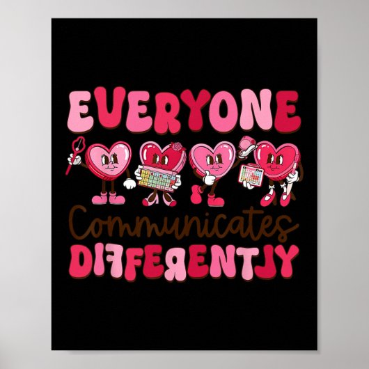 誰もが違う特別な教育を伝える ポスター (正面)