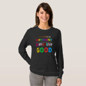 誰もが違う良い違うLgbtプライドAu Tシャツ (正面フル)