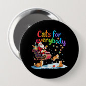 誰もが醜いクリスマスデザイン 缶バッジ (正面&裏面)