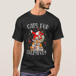 誰もが醜いクリスマス猫のおもしろいクリスマス Tシャツ