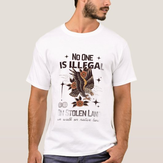 誰もが非合法ではない Tシャツ (正面)