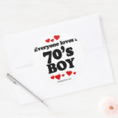 誰もが70歳の少年を愛している ラウンドシール (封筒)