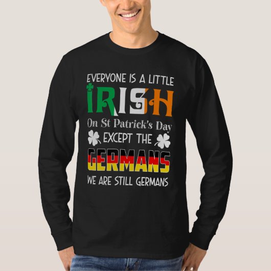 誰もがSt patricks day生殖に少しアイルランド語を使う Tシャツ (正面)