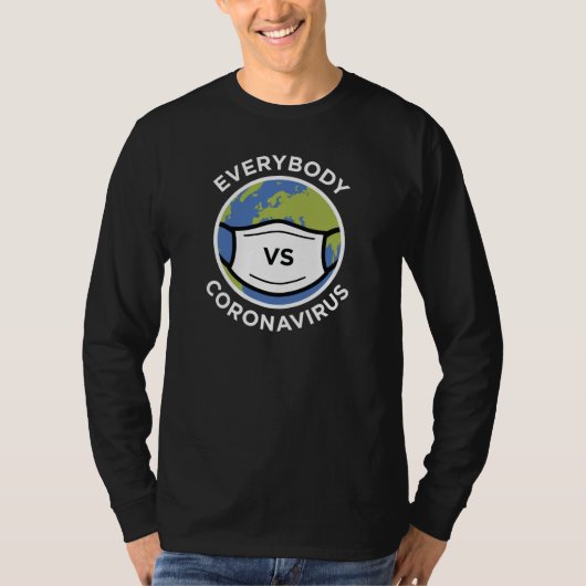 誰もがVSコロナウイルス Tシャツ (正面)