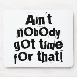 誰もその得マウスパッドに時間がない マウスパッド