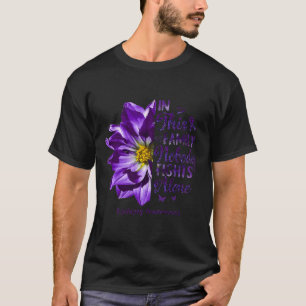 誰もてんかん認識度一人アネモネフロム Tシャツ