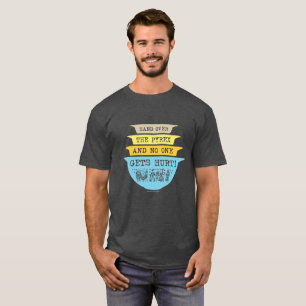 誰もによって- Butterprint傷つかないPyrexを引き渡して下さい Tシャツ