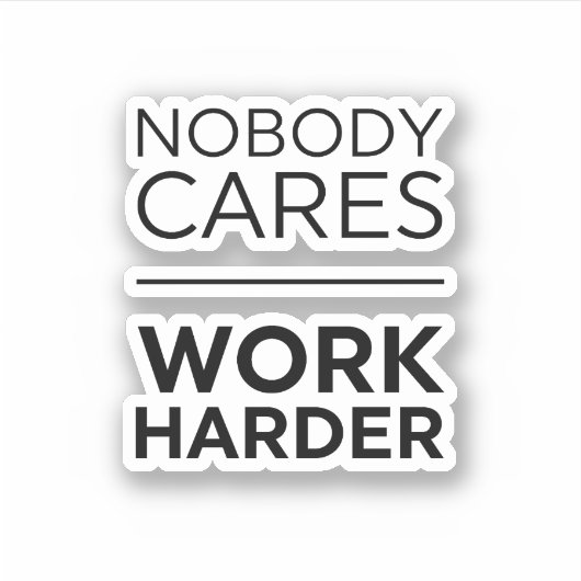 誰もよ気にく働く者はない シール (正面)