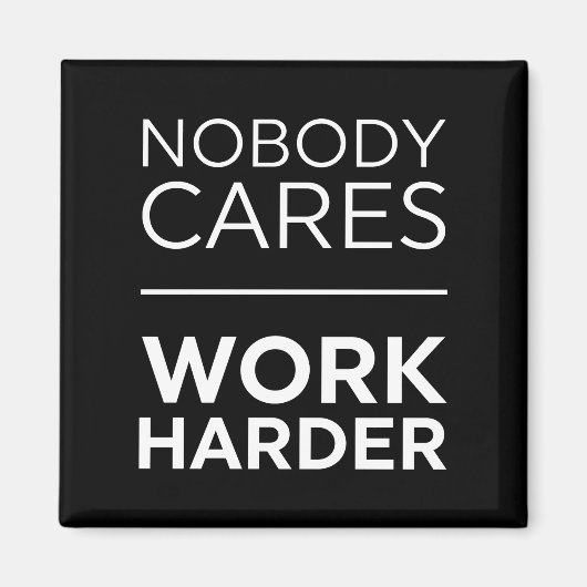 誰もよ気にく働く者はない マグネット (正面)