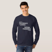 誰もよ気にく働く者はない Tシャツ (正面フル)