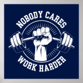 誰もよ気にりのジムで働かない ポスター (正面)